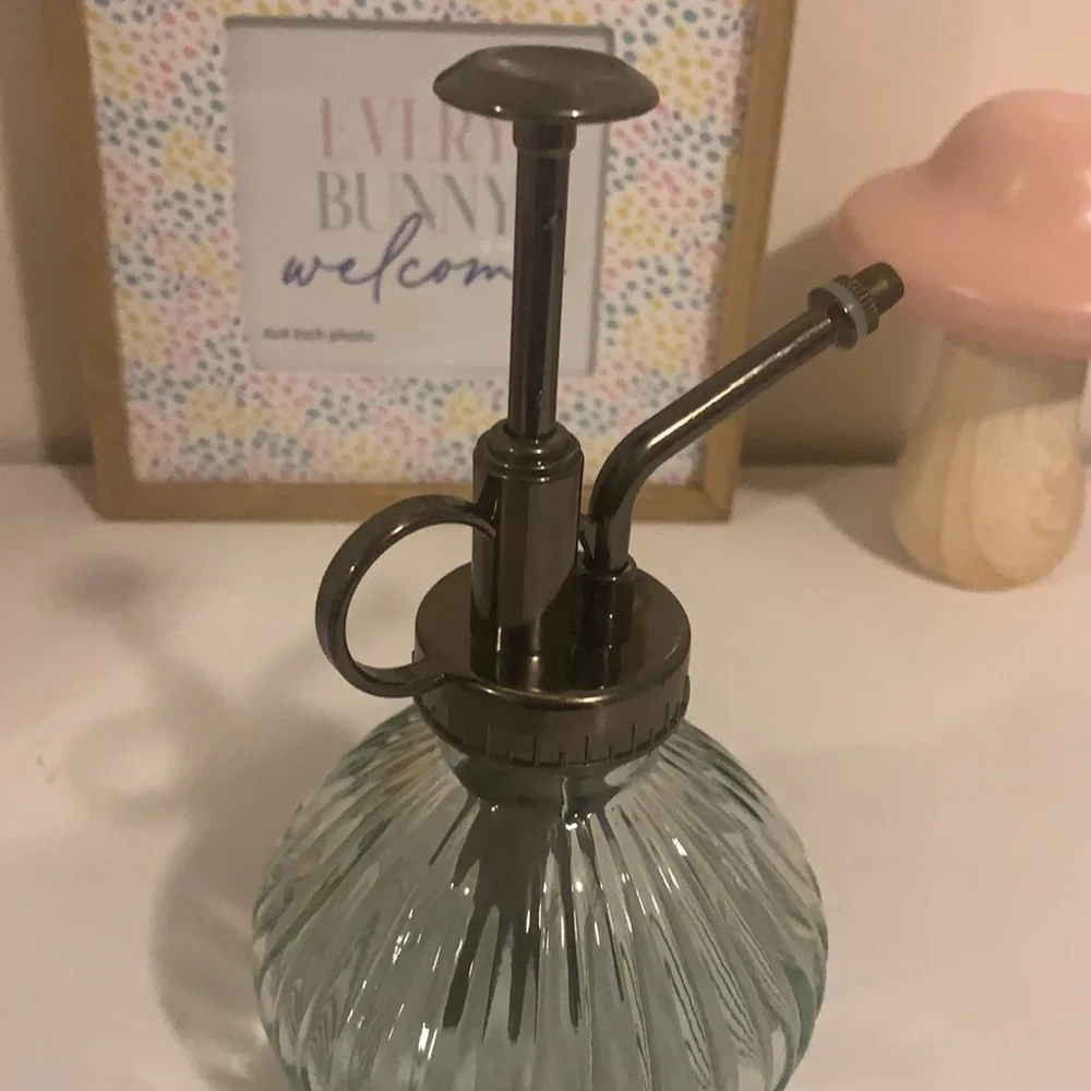 Target Bullseye Glass Plant Mister in Color Soft Green.